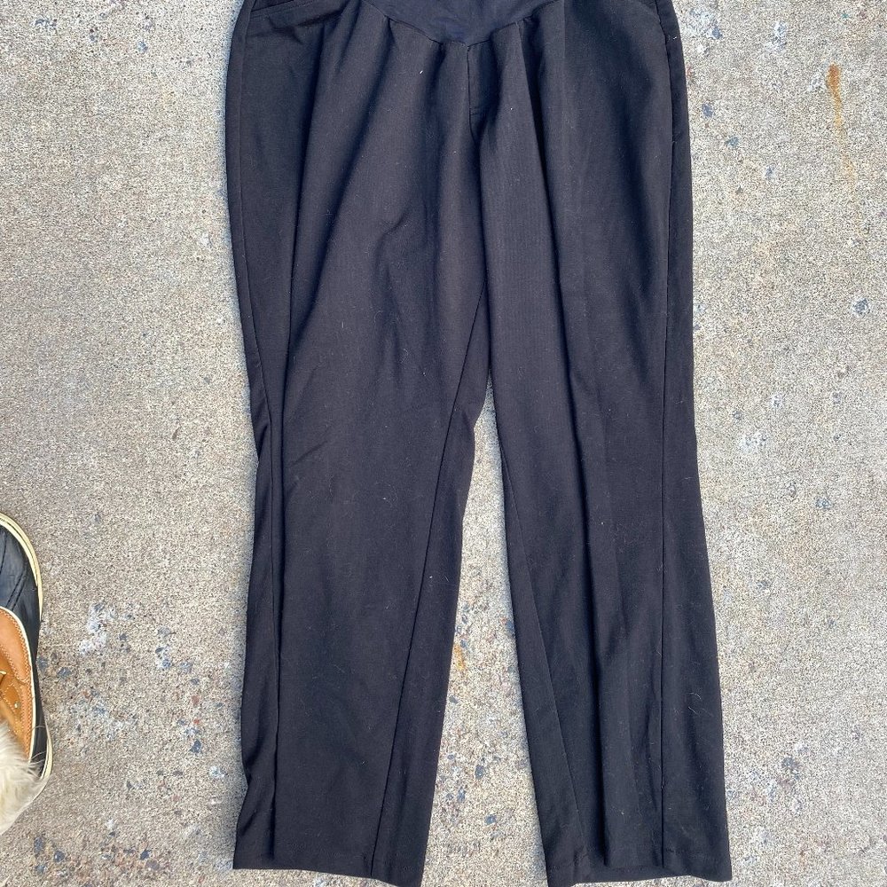 Motherhood Maternity Black dress pants Sz 1X